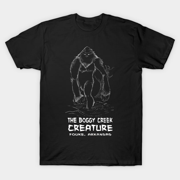 The Boggy Creek Creature T-Shirt by ArtEnceladus